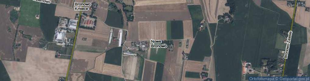 Zdjęcie satelitarne Nowe Bronowo ul.